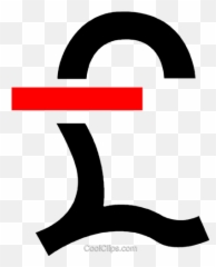 British Pound Sign Royalty Free Vector Clip Art Illustration Png Strikethrough Icon