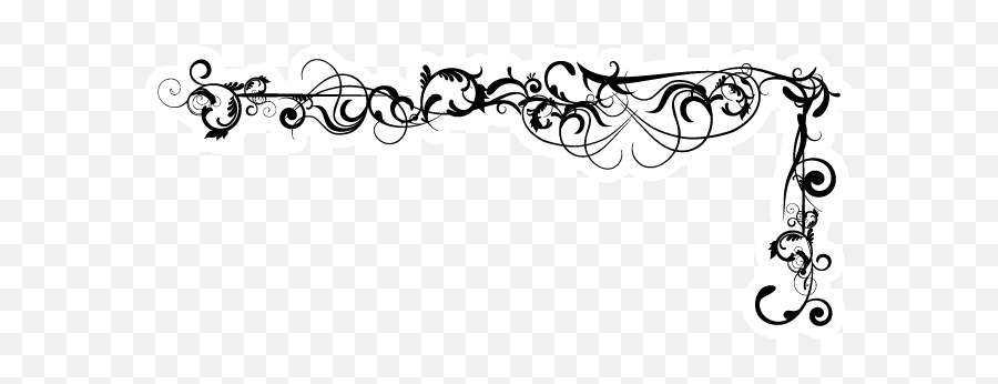 Decorative Border Png Transparent - Black Decorative Border Png,Border  Design Transparent Background - free transparent png images 