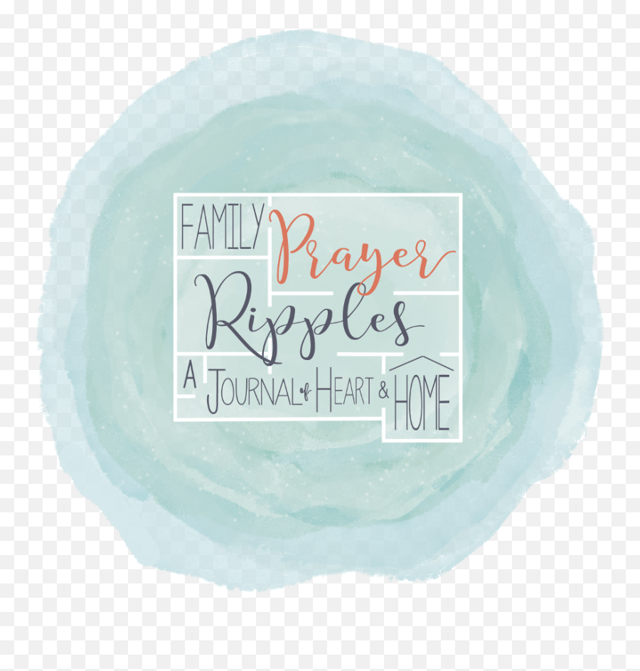 Family Prayer Ripples A Journal Of Heart And Home - Calligraphy Png,Ripples Png