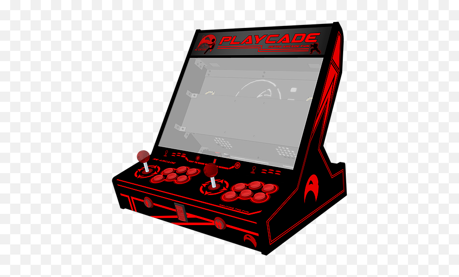 Download Diy Arcade Cabinet - Arcade Game Full Size Png Gaming Booth Arcade,Arcade Cabinet Png