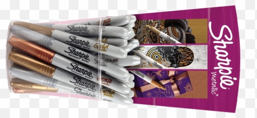 Marker Sharpie Metallic 10 Gold - Eye Liner Png,Sharpie Png