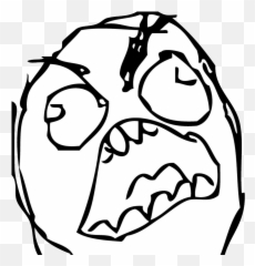 Download Hd Internet Meme Clipart - Angry Face Transparent png