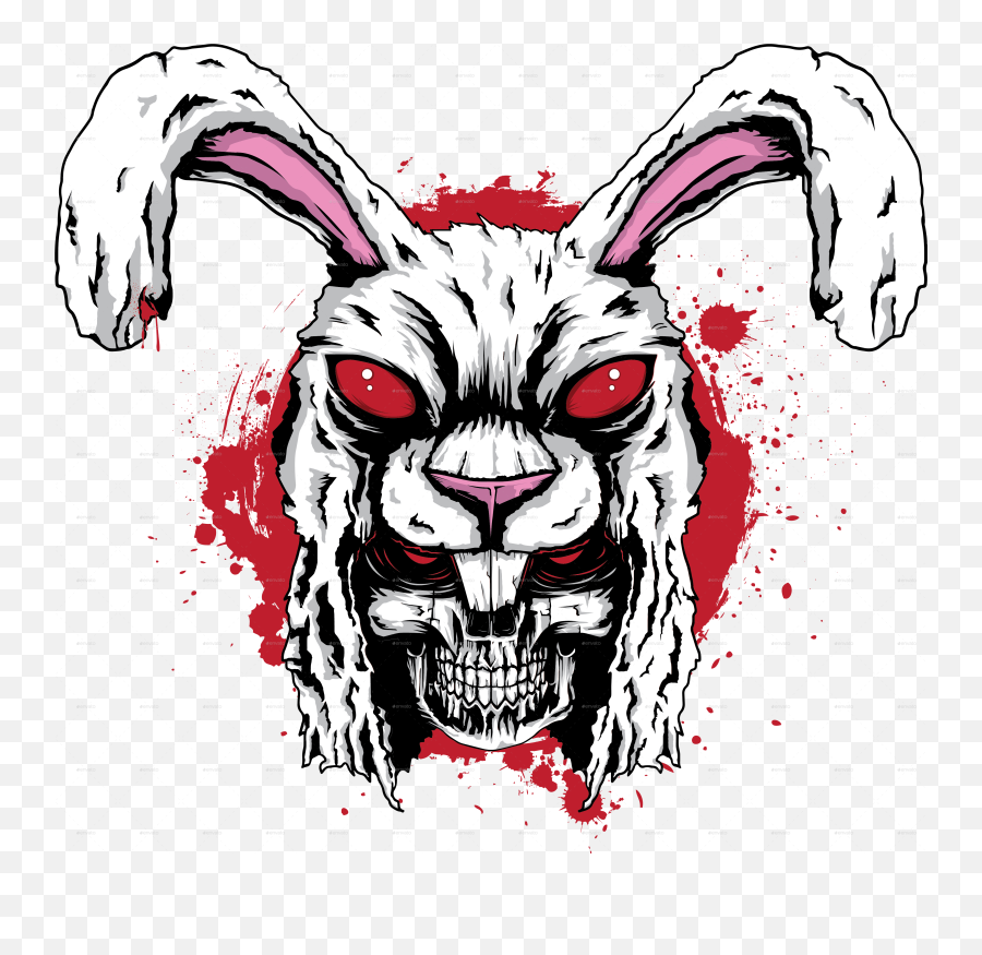 Download Killer Rabbit - Skull Graffiti Png Hd,Killer Png