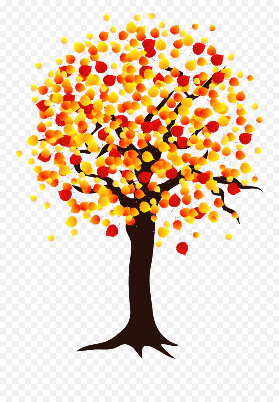 Free Png Autumn Trees - Konfest,Tree Illustration Png