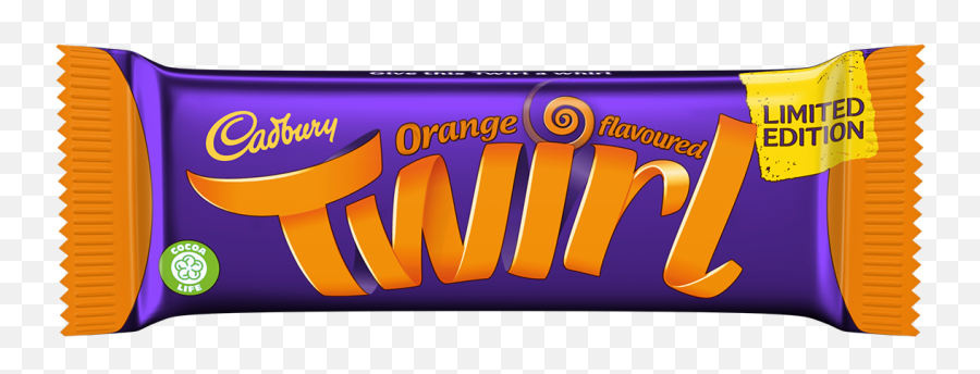 Cadburyu0027s Chocolate Orange Twirl Launches In Shops Today For 65p - Cadburys Chocolate Orange Twirl Png,Chocolate Transparent