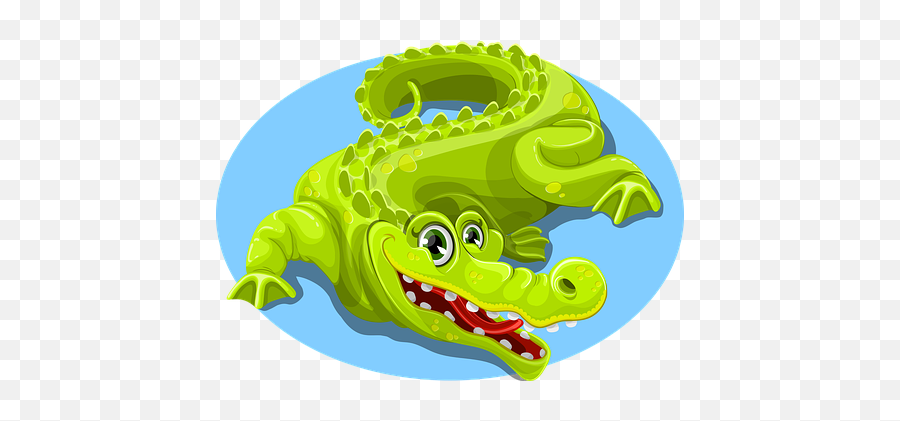 Cartoon Alligator Pictures Free Download Clip Art - Crocodile Lewis Carroll Poem Comprehension Png,Aligator Png