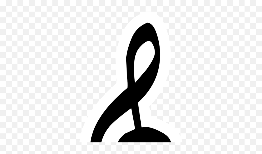 Treble Clef Pin Club Penguin Rewritten Wiki Fandom - Music Notes In Circle Clipart Png,Treble Clef Png