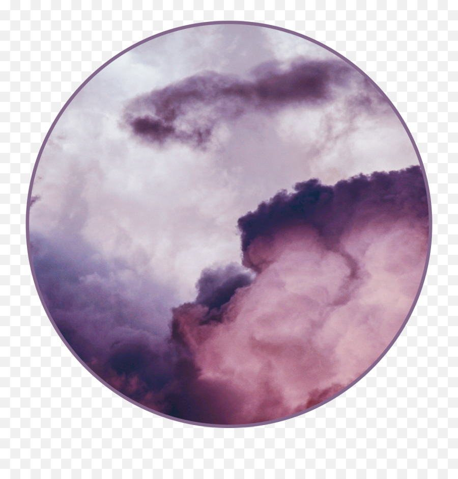 Download Clouds Aesthetic Sky Purple Lavender Sunset - Lavender In Sky Aesthetic Png,Sunset Sky Png