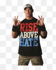 John Cena Whatsapp Stickers - Rise Above Hate png