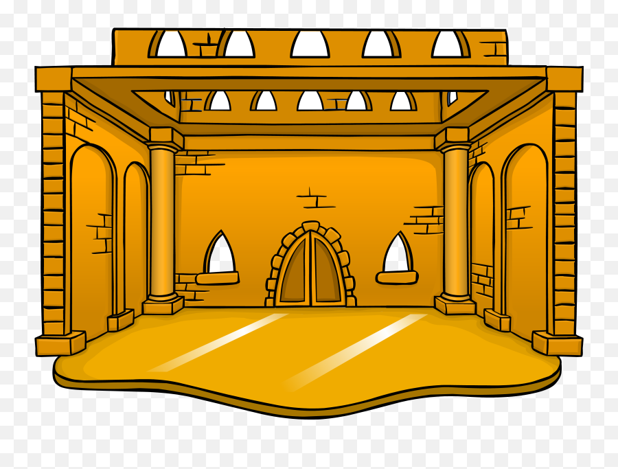 Golden Castle Igloo Club Penguin Rewritten Wiki Fandom - Club Penguin Rewritten Igloo Png,Igloo Png