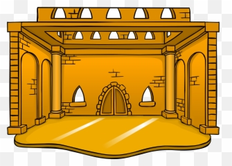 Golden Castle Igloo Club Penguin Rewritten Wiki Fandom - Club Penguin Rewritten Igloo Png,Igloo Png