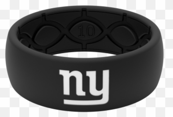 New York Giants Silicone Wedding Ring Lifetime Warranty - Wristband png