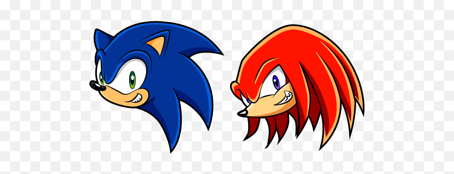 Sonic And Knuckles Cursor U2013 Custom Browser Extension - Cartoon Png,And Knuckles Transparent