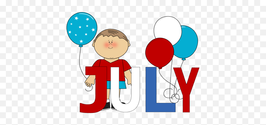 Png July Transparent Julypng Images Pluspng - Months Of The Year July,Calendar Clipart Png