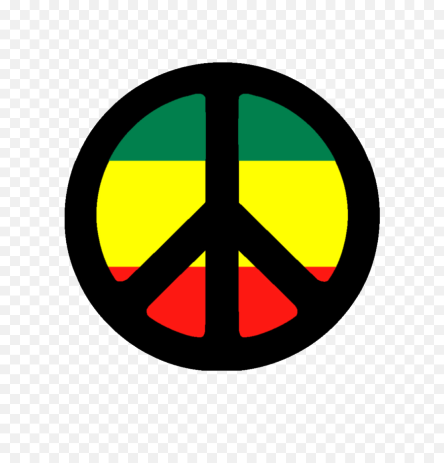 Peace Sign Transparent Background - Bob Marley Peace Symbol Png,Peace Sign Transparent Background