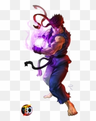 Download Evil Ryu By Robbie Reilly - Street Fighter png