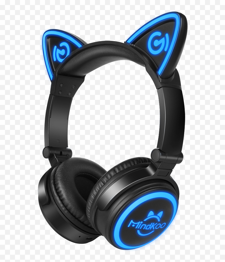 Download Adorable Cat Ears - Transparent Cat Headphones Cat Headphones Transparent Png,Cat Ears Transparent