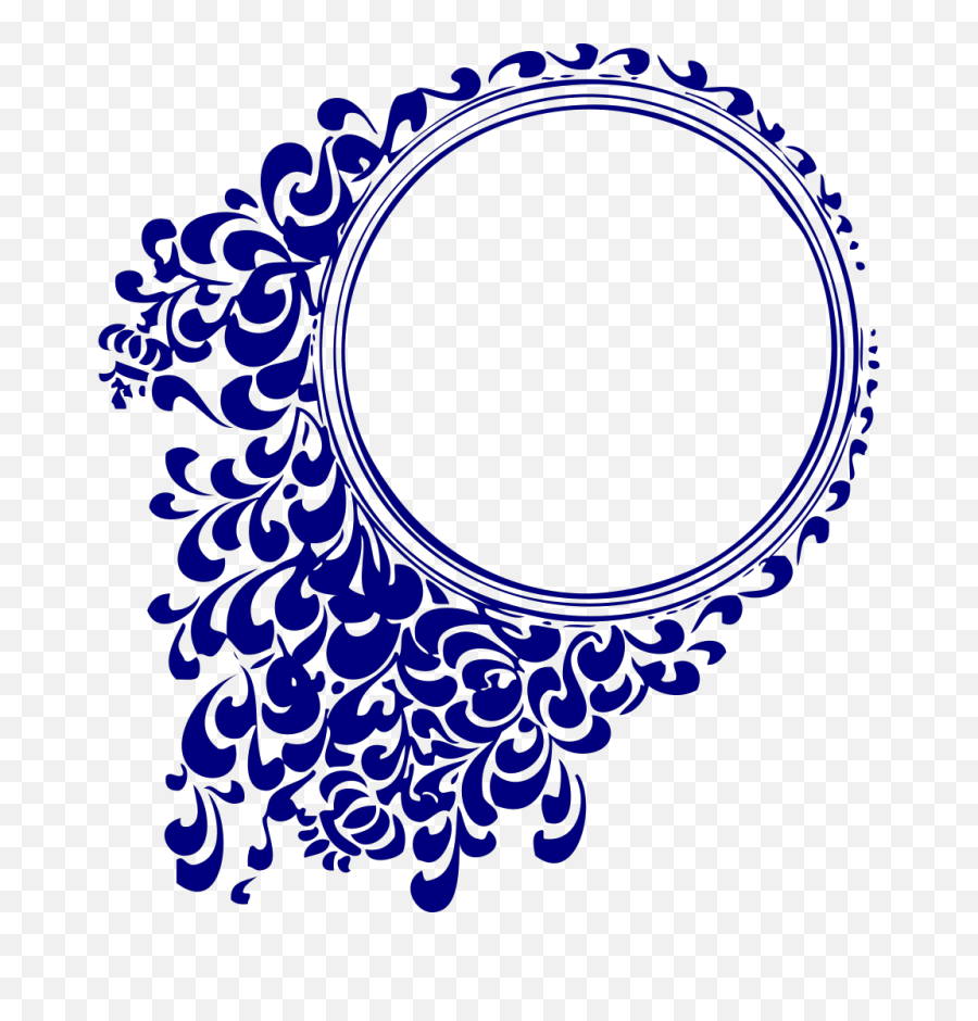 Blue Wedding Border Png 5 Image - Royal Blue Wedding Vector,Wedding Border Png