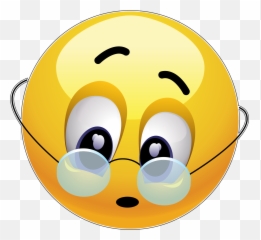Glasses Emoji Decal - Looking Emoticon Png,Glasses Emoji Png