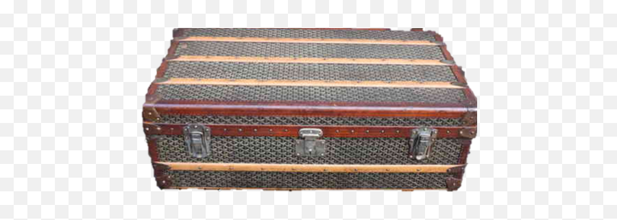 Antique Goyard Malle Cabine Trunk - Briefcase Png,Goyard Logo