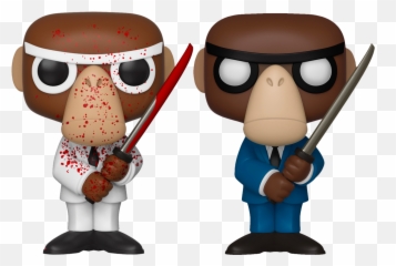 Fantastik Plastik Monkey Assassin Blood Splatter Funko Pop - Antioquia La Mas Educada png