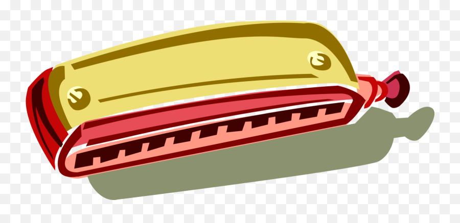 Vector Illustration Of Harmonica Mouth Organ Free Reed - Mouth Organ Vector Png,Harmonica Png