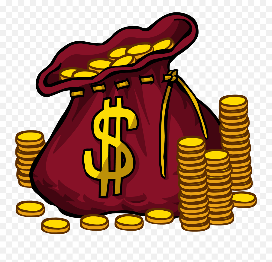 Coins Club Penguin Rewritten Wiki Fandom - Money Bag Red Png,Money Bag Emoji Png