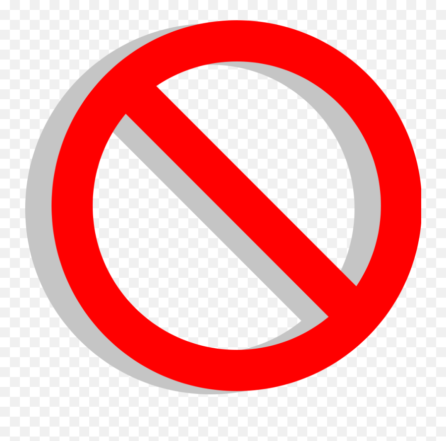 Download Vote No Png - Red Circle With Line Transparent,Slash Png