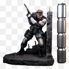 Solid Snake Statue With The Real Name - Black Ops 4 png