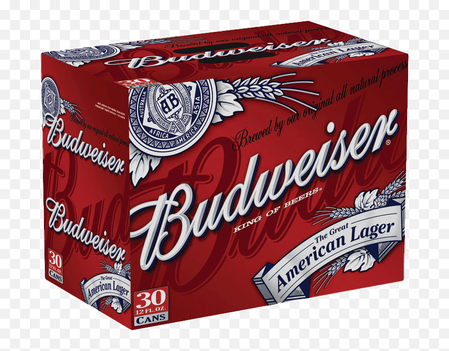 Budweiser 24 Pack Can Transparent Png - Bud 18 Pack,Budweiser Can Png
