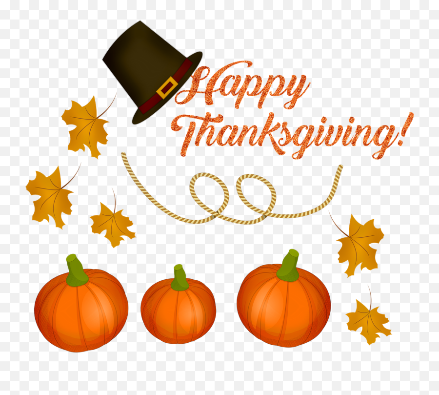 Happy Thanksgiving Pumpkin Hat - Thanksgiving Png,Happy Thanksgiving Png