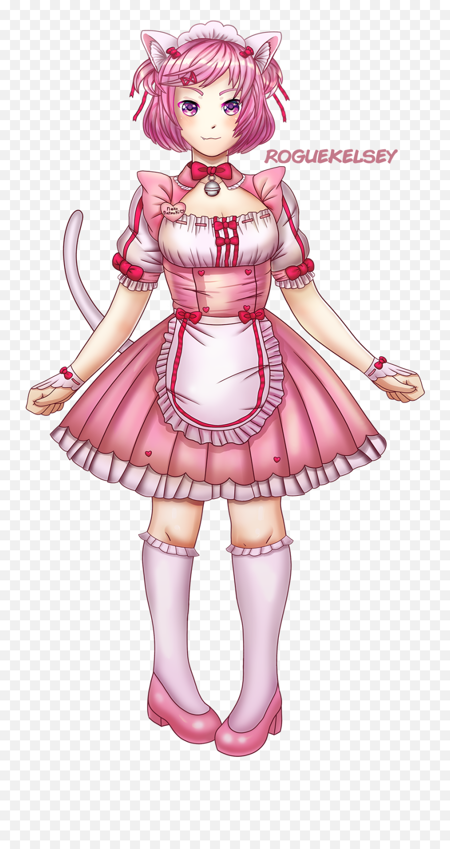 Commission Neko Natsuki By Roguekelsey - Neko Maid Natsuki Png,Natsuki Png