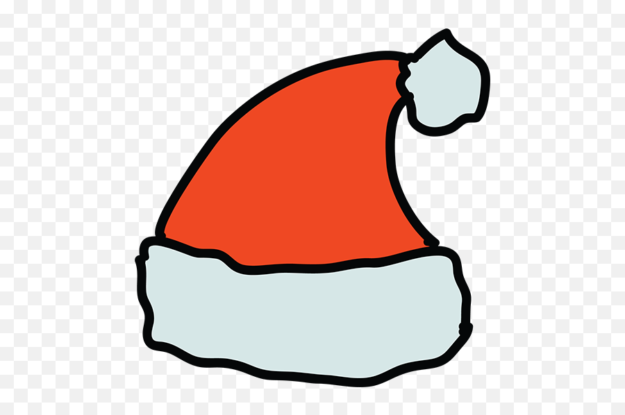 Santa Claus Christmas Clip Art - Christmas Hat Png Download Santa Hat Png Cartoon,Christmas Hat Png