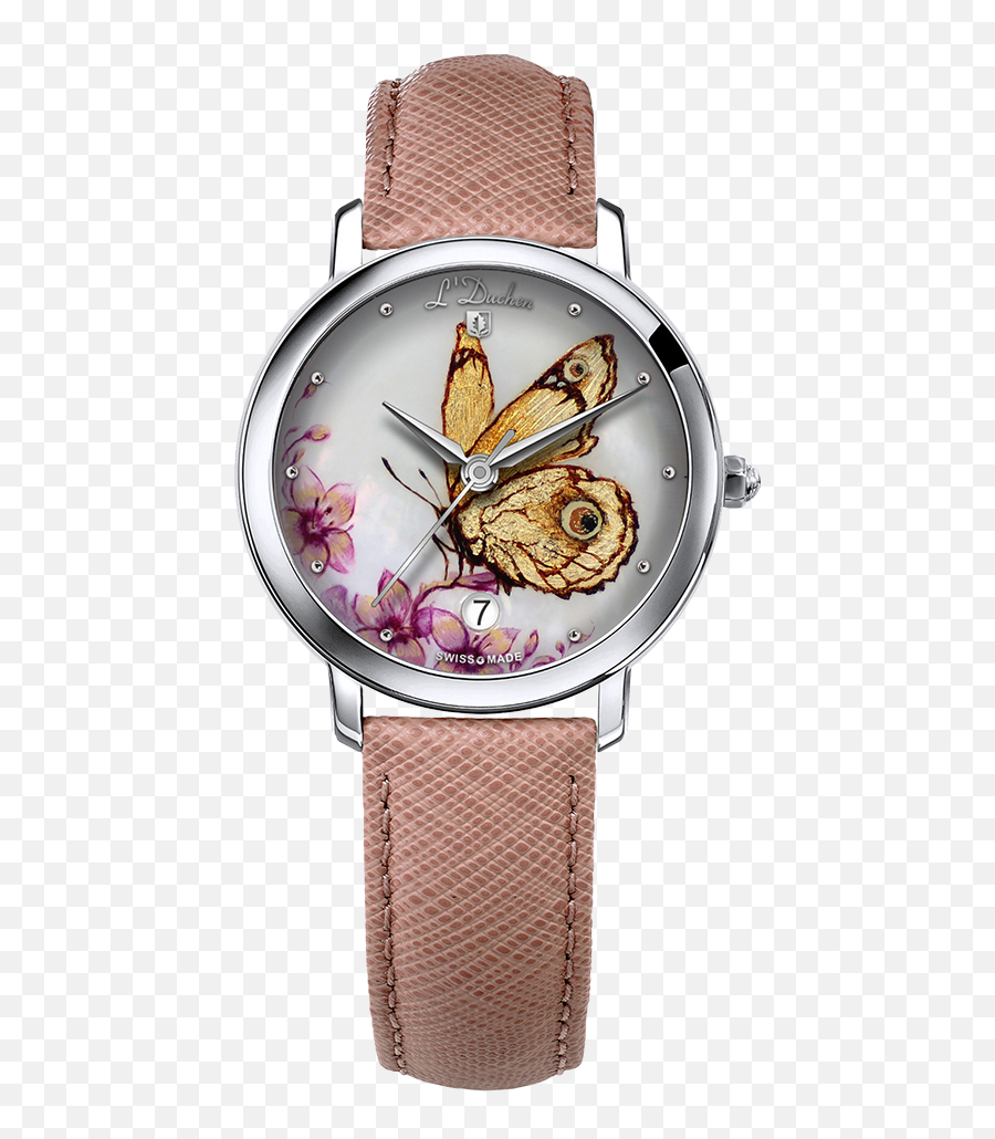 Golden Butterfly - Watch Strap Png,Gold Butterfly Png