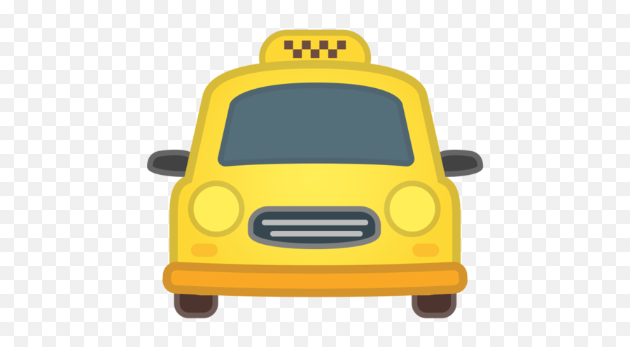 Oncoming Taxi Emoji - Icon Png,School Emoji Png