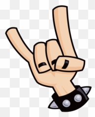 Devil Horns By Fizzgig Inktale - Heavy Metal Hand Png,Devil Horns Png