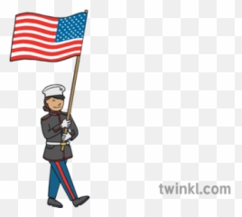 Soldado Que Marcha Con Eeuu Bandera 2 Temas Ks1 - Hen Jack And The Beanstalk png