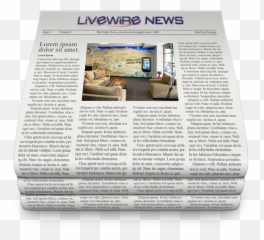 News - icon Livewire Digital Kiosk Manufacturer Newspaper Icon png