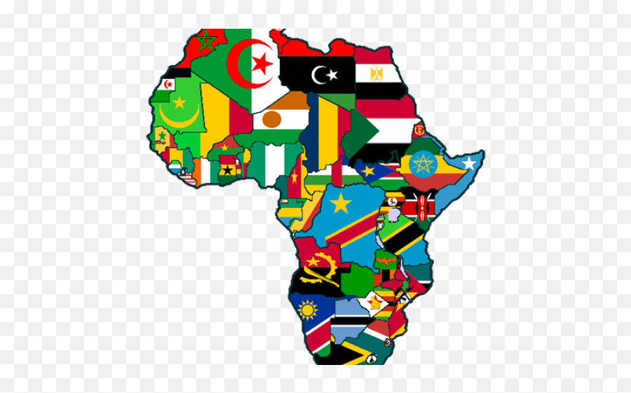 Africa Clipart African Culture - Africa Map With Flags Png,Africa Png
