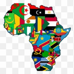 Africa Clipart African Culture - Africa Map With Flags Png,Africa Png