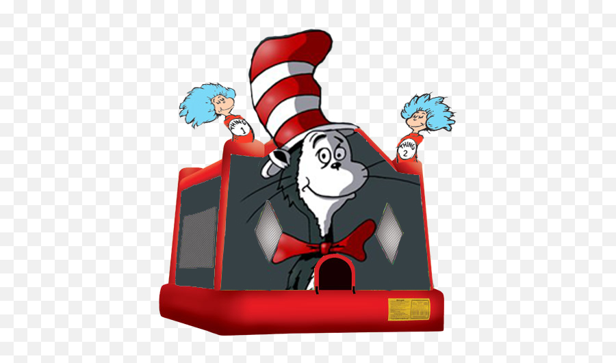Thing 1 And 2 Cat In The Hat Png - Cat In The Hat Knows,Thing 1 And Thing 2 Png