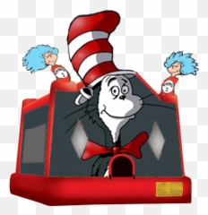 Thing 1 And 2 Cat In The Hat Png - Cat In The Hat Knows,Thing 1 And Thing 2 Png