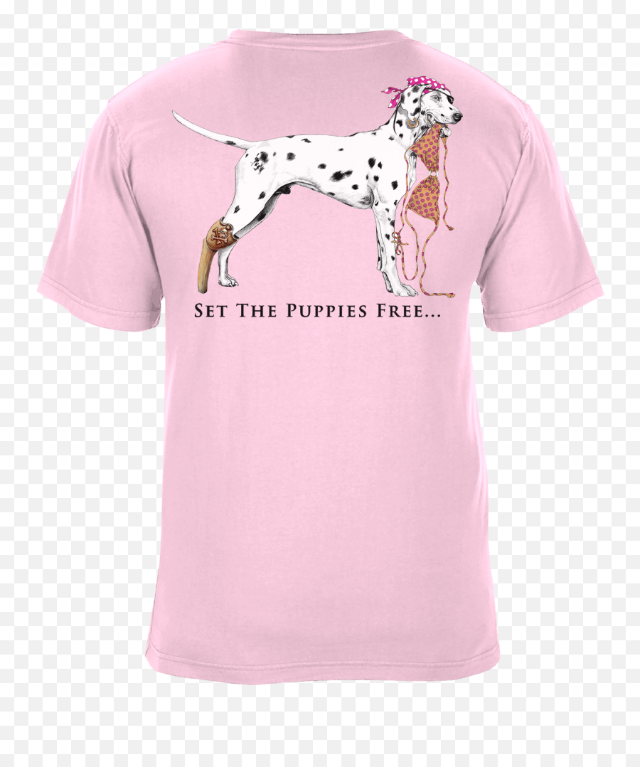 Set The Puppies Free Awareness - Short Sleeve Png,Dalmatian Png