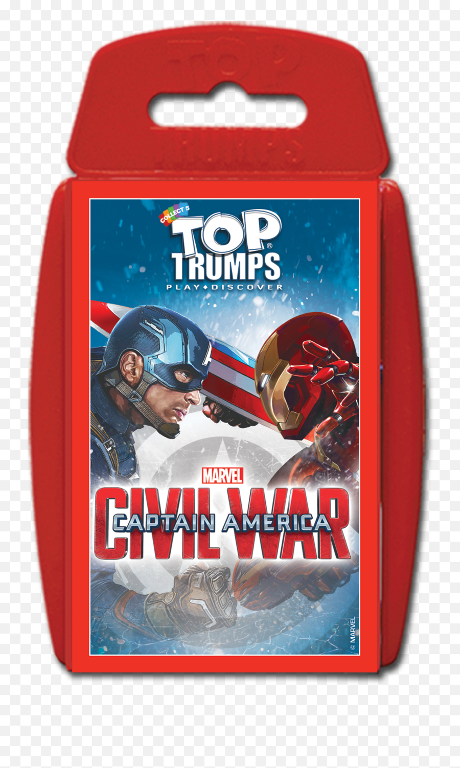 Captain America Civil War Top Trumps - Winning Moves Avengers Endgame Top Trumps Png,Captain America Civil War Logo Png