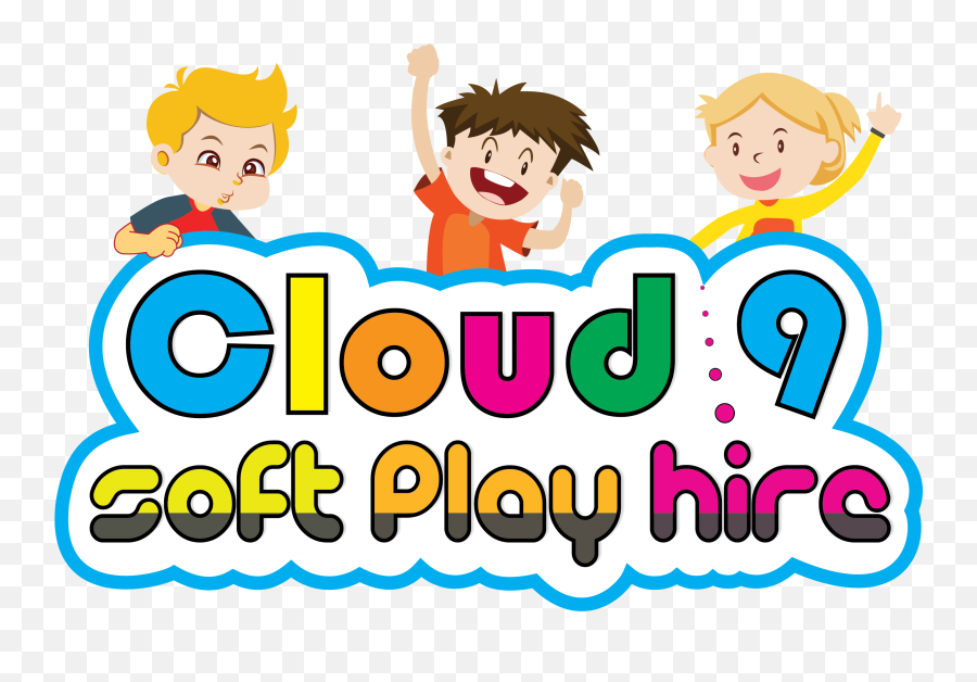 Playful Colorful Logo Design For Cloud 9 Soft Play Hire By - Happy Png,Cloud 9 Logo Transparent