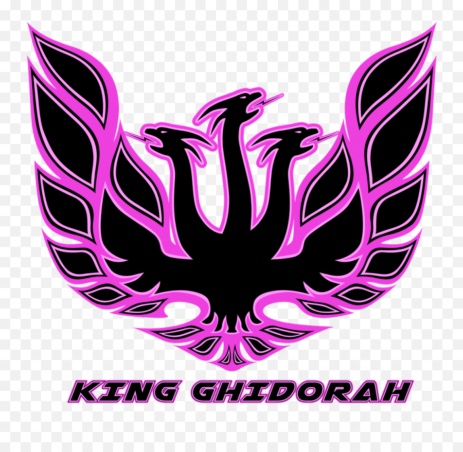 King Ghidorah Retro Style Art Print By Digiwip - Xsmall In Firebird Png,King Ghidorah Png