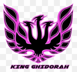 King Ghidorah Retro Style Art Print By Digiwip - Xsmall In Firebird Png,King Ghidorah Png