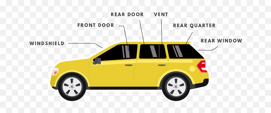 Auto Glass Replacement Repair - Car Windows Location Png,Broken Car Icon