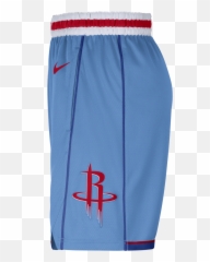 Mens Houston Rockets Nike 2020 City - Blue Shorts png