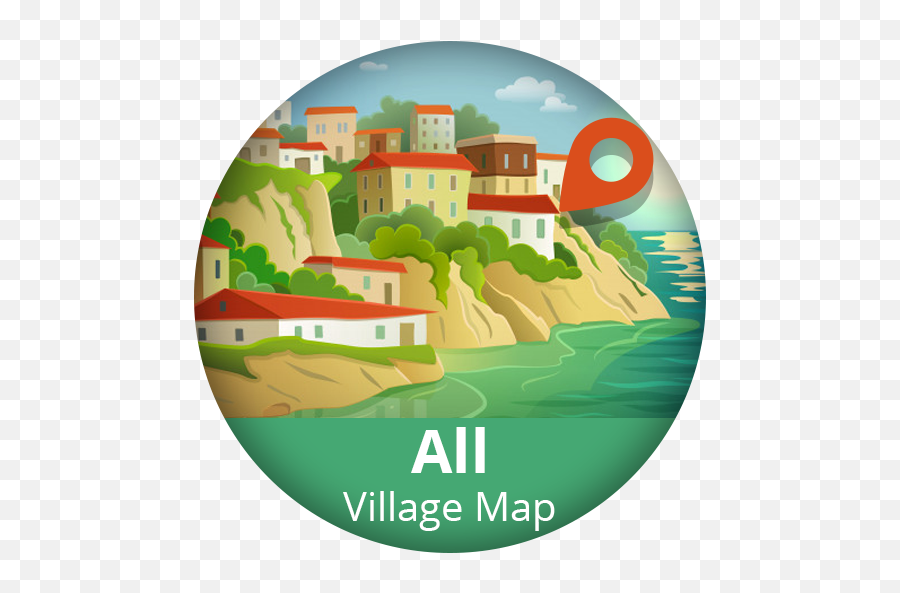 All Village Map With District - Pueblo Costero Ilustración Png,Map Village Icon